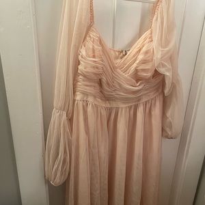 ELOQUII Blush Pink Dress